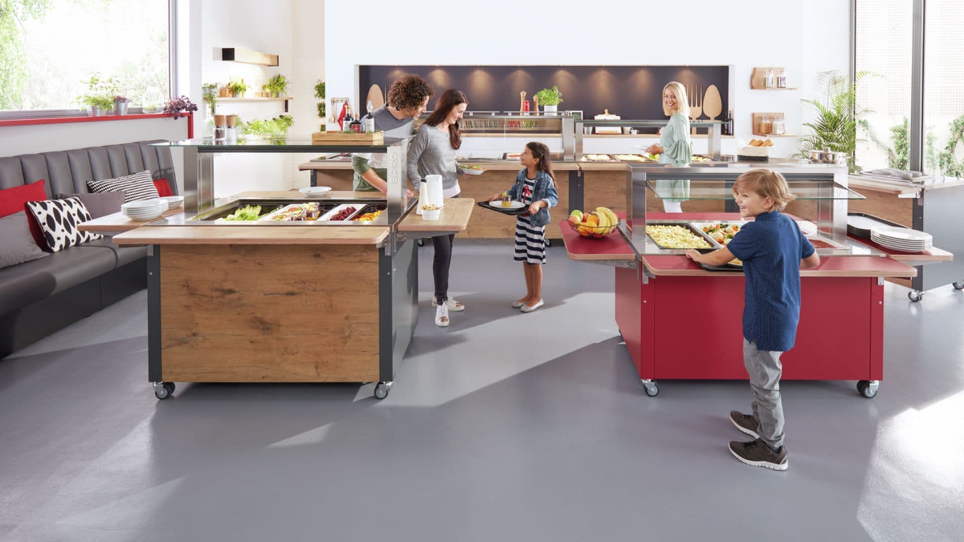 Selbstbedienungskonzept mit B.PRO BASIC LINE