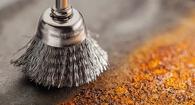 Stainless steel rust brush