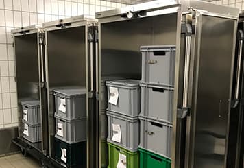 Transportwagen für Euronormbehälter