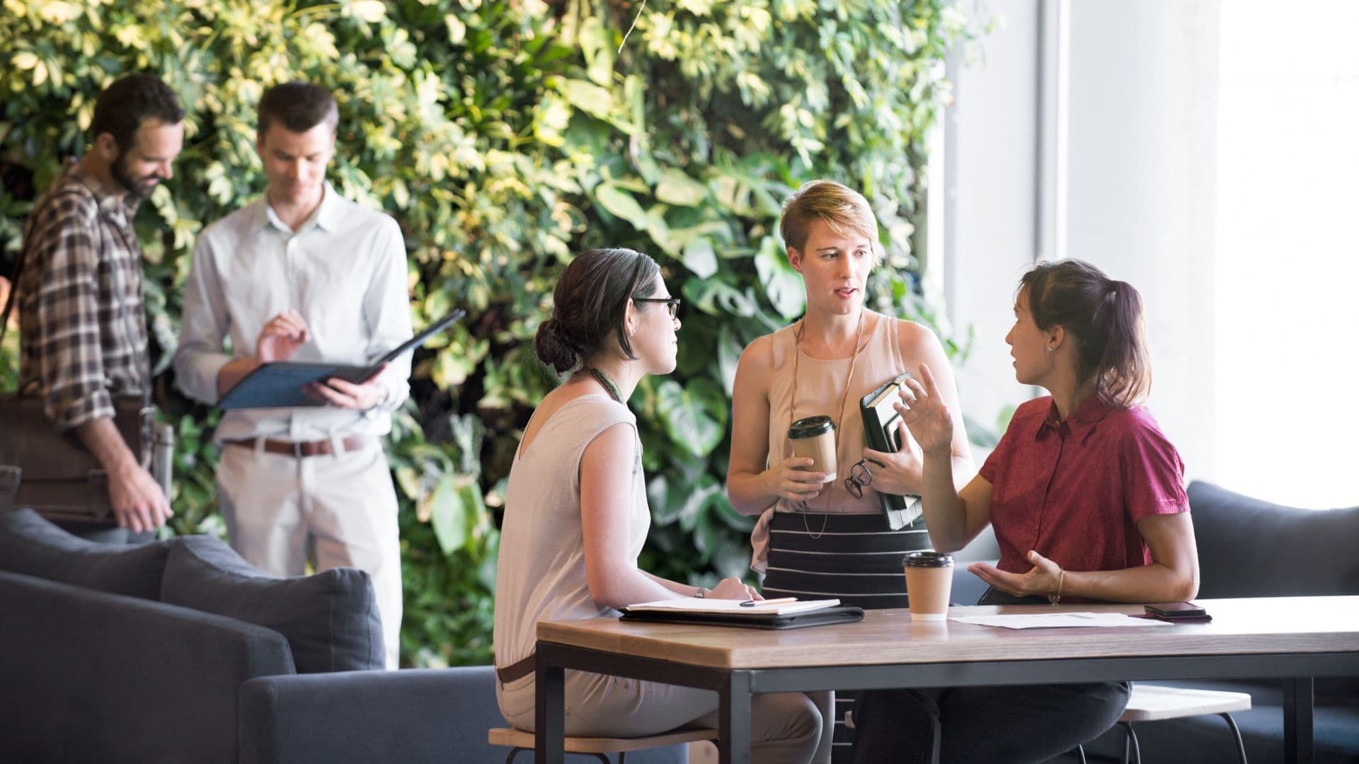 Mitarbeiter im Gemeinschaftsbereich