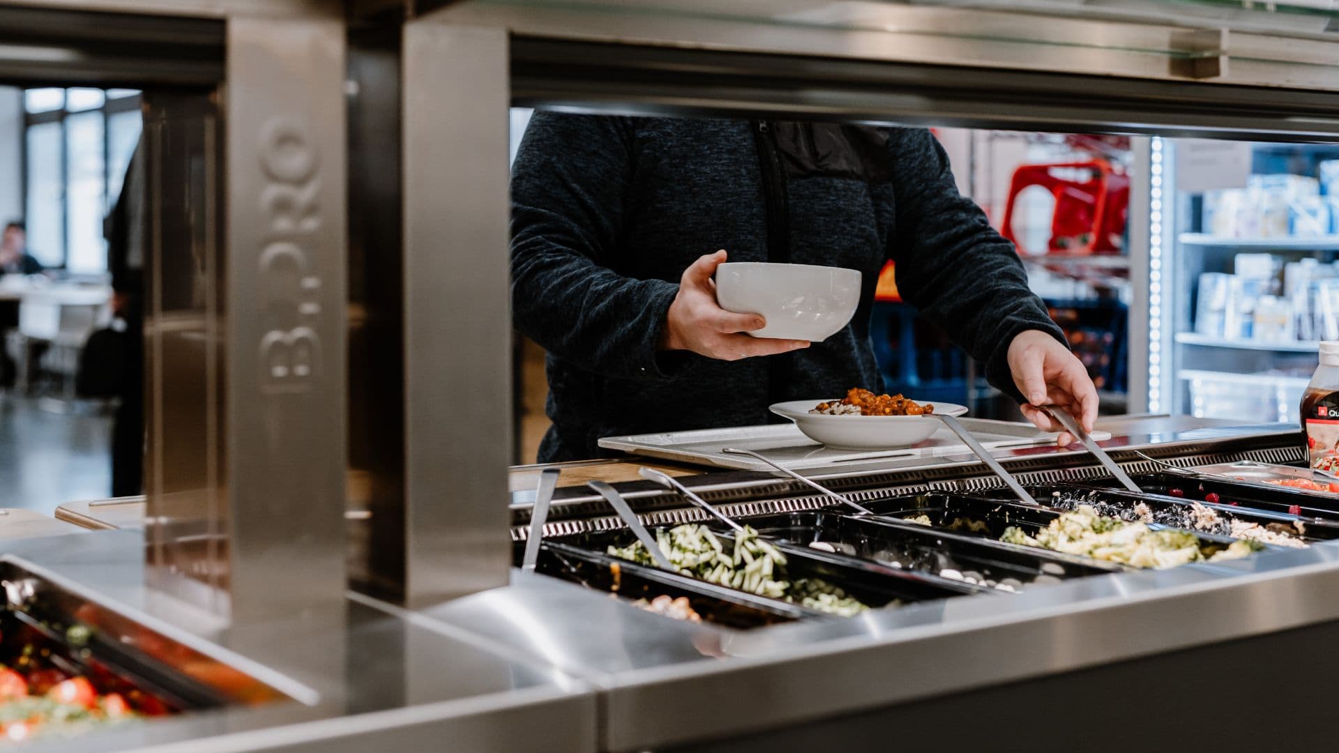 B.PRO BASIC LINE in der Kantine