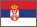 Flagge Serbien