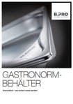 Titelbild Broschüre Gastronorm-Behälter deutsch