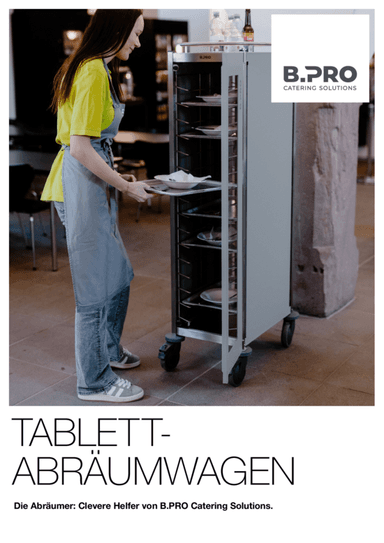 B.PRO Tablett-Abräumwagen DE